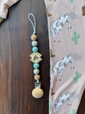 Bucking Horse Pacifier Clip